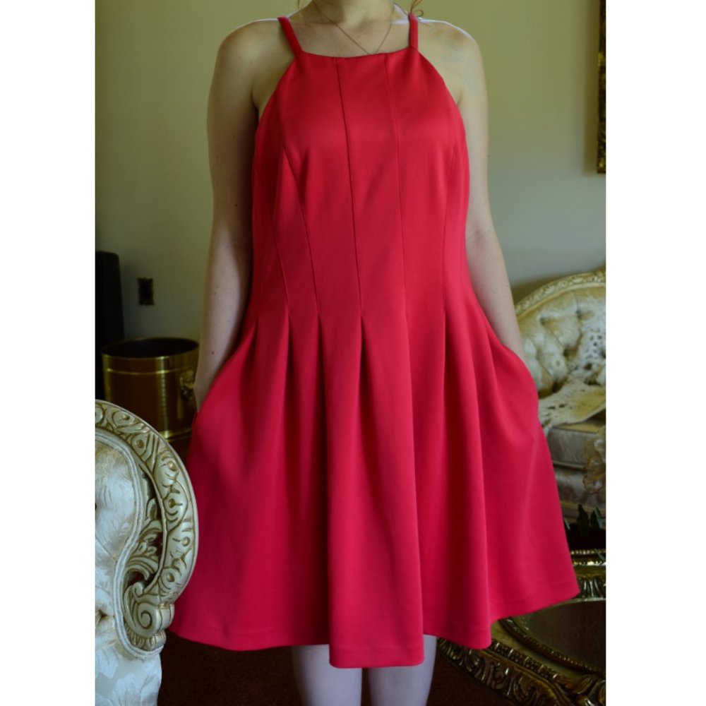 Pink Calvin Klein Dress With Pockets